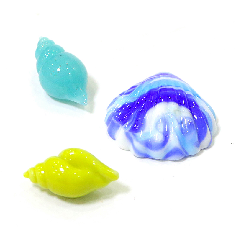 Cute Mini Glass Shell Conch Or - đánh giá và giá Bonsai Garden Table