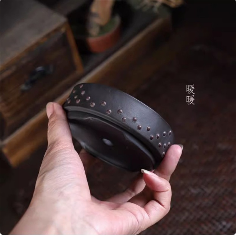 Ceramic Round Bonsai Pot, Drum - đánh giá và giá Bonsai Garden Table