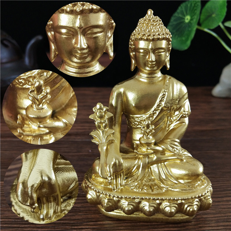 Goldn Y Tượng Phật Có Vòng Cổ  - đánh giá và giá Bonsai Garden Zen