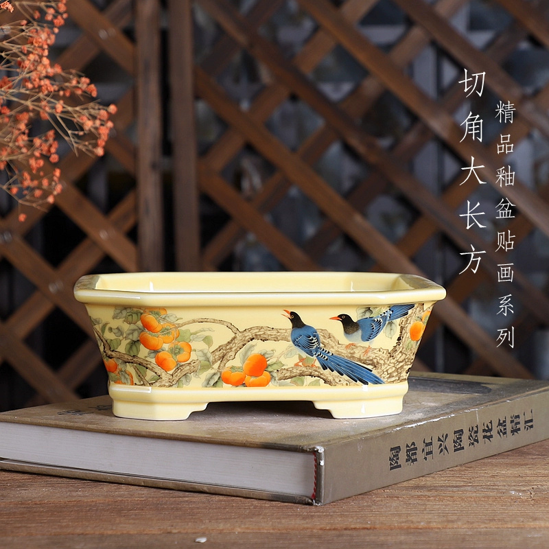 Porcelain Rectangle Bonsai Pot - đánh giá và giá Bonsai Garden Table