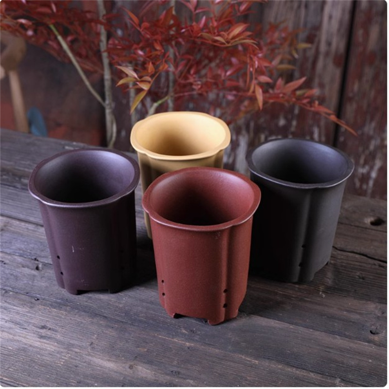 Purple Clay Handmade Pottery B - đánh giá và giá Bonsai Garden Table