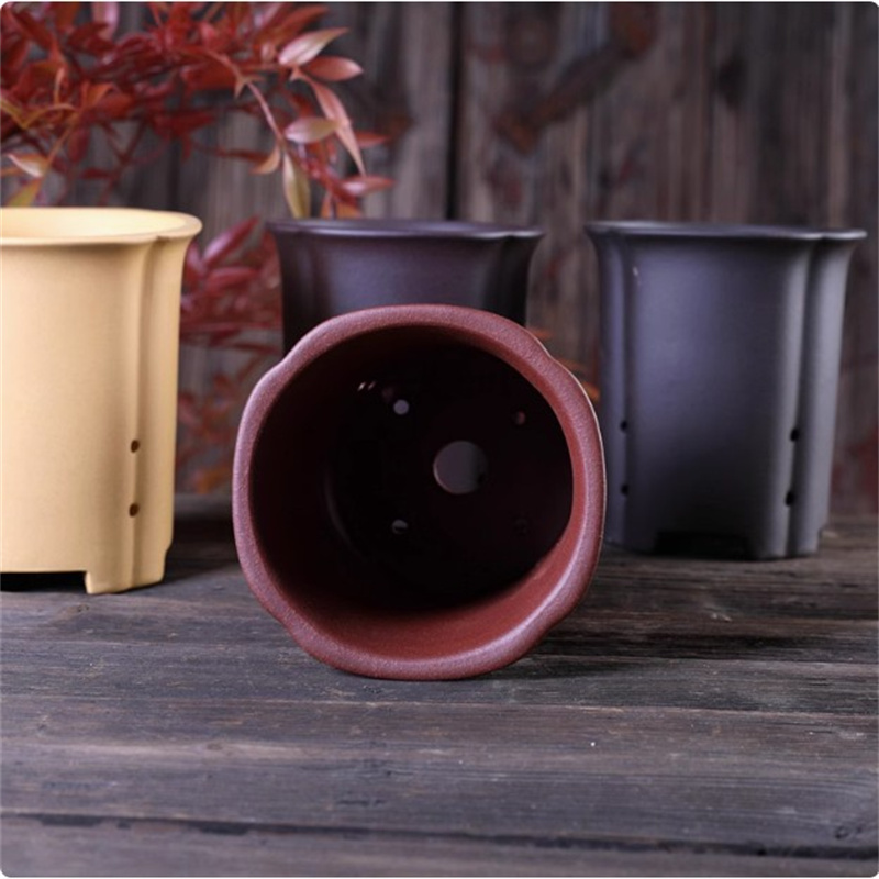 Purple Clay Handmade Pottery B - đánh giá và giá Bonsai Garden Table