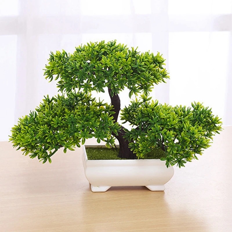 1Pcs Green Artificial Plants B - đánh giá và giá Bonsai Garden Table