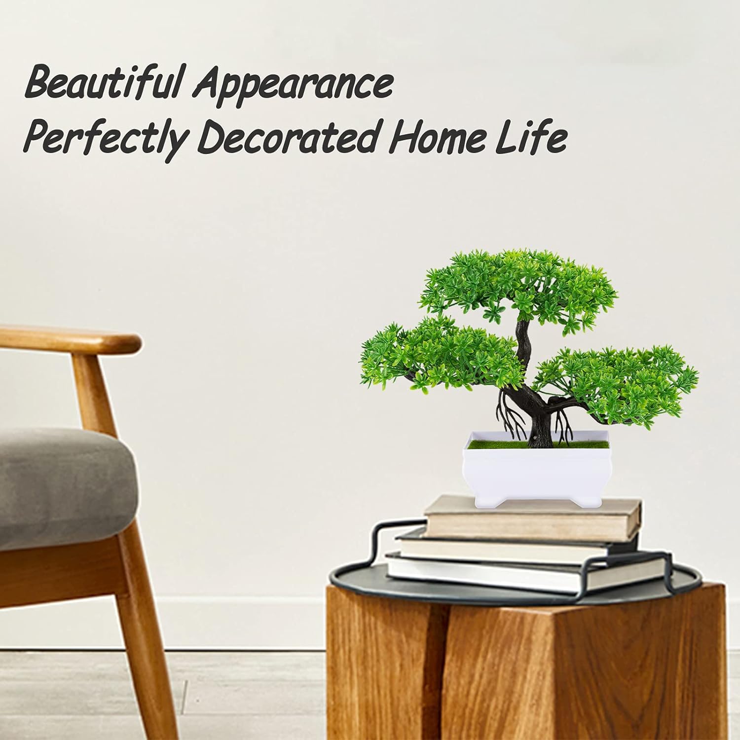 1Pcs Green Artificial Plants B - đánh giá và giá Bonsai Garden Table