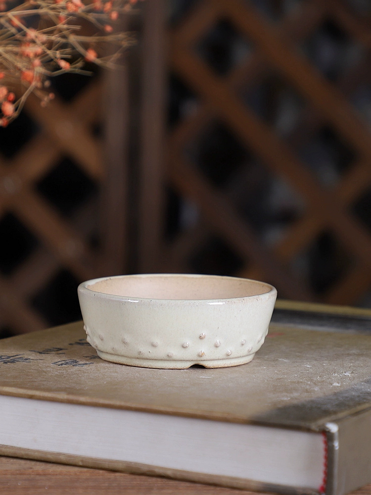 Porcelain Round Glazed Bonsai  - đánh giá và giá Bonsai Garden Table