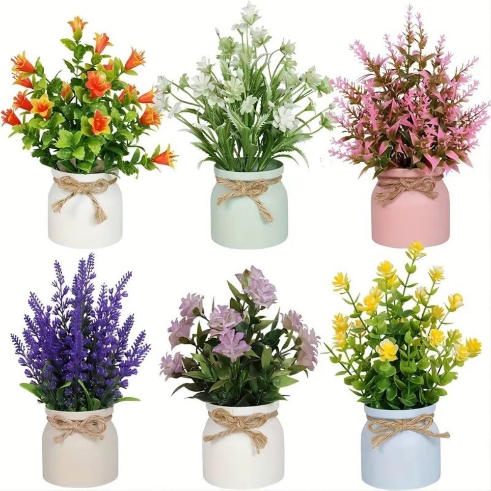 New Fake Potted Flowers Evergr - đánh giá và giá Bonsai Garden Table