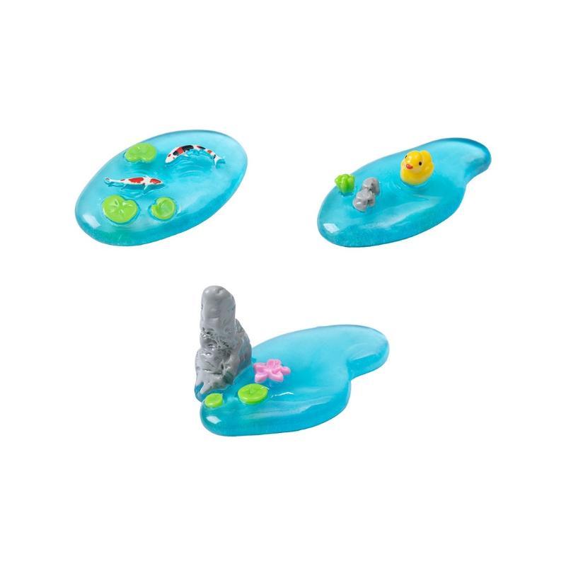 Mini Resin Pond Ornaments With - đánh giá và giá Bonsai Garden With Koi Pond